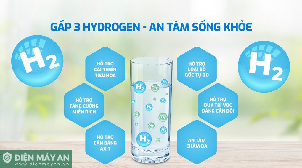 Máy lọc nước RO nóng nguội lạnh Hydro-ion kiềm Karofi KAE-S86 PRO 13 lõi